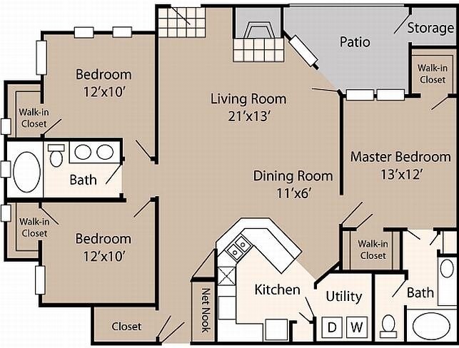 Unit 17-1731 17-1731 floor plan